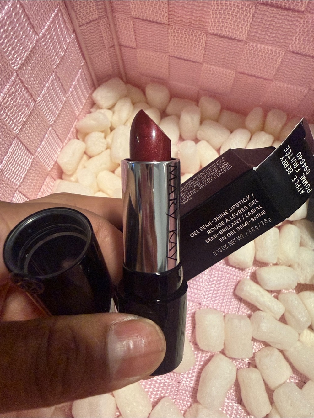 Gel semi-shine lipstick - apple berry